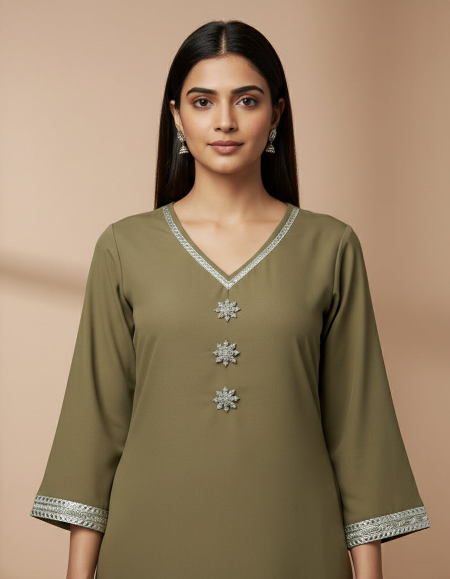 Oblique Brown Co-Ord Set