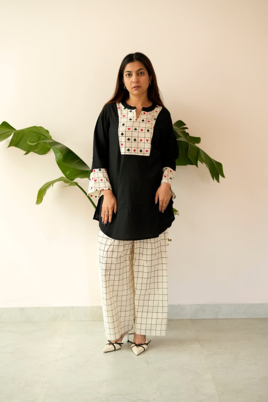 Checkmate Farshi Co-ord Set
